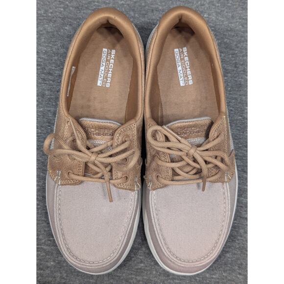 SKECHERS Womens Shoes - Tan, On the Go Flex, Embark, Boat Shoe, Size 7.5 - Picture 6 of 8